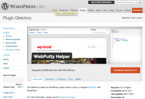 Custom plugin header