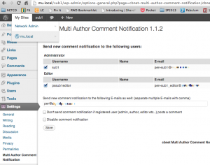 multisite multi author notification